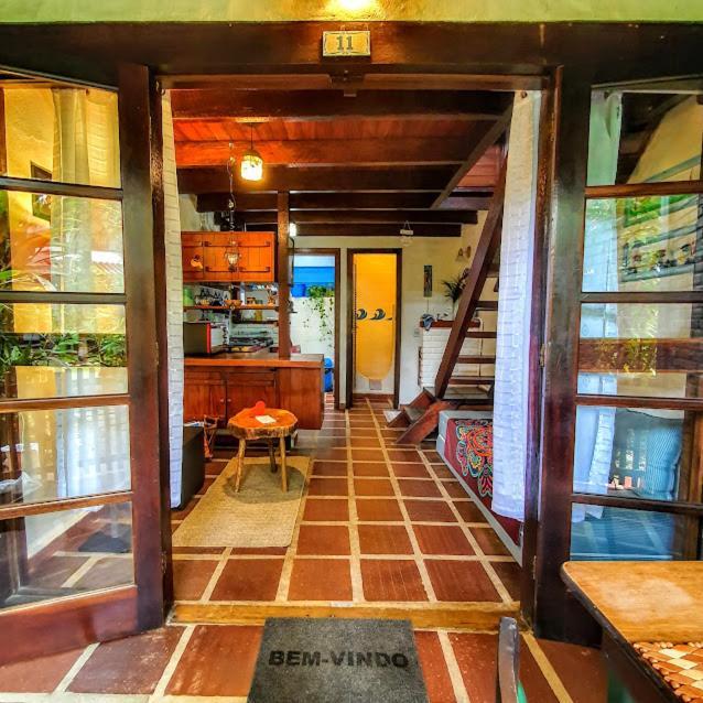 Appartement Chalé rústico e charmoso na praia para casal! à Ubatuba Extérieur photo